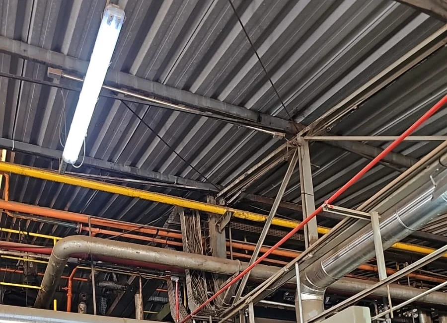 Estruturas e possíveis rotas avaliadas em área industrial
